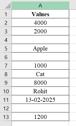 Count, Counta, Countblank functions in Excel in Hindi